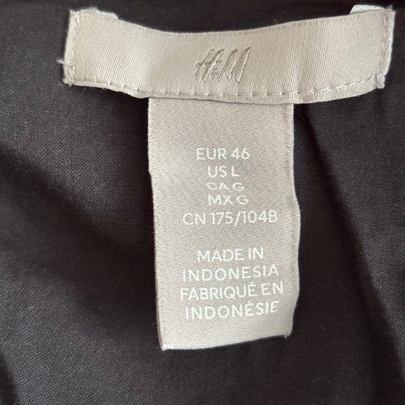 H&M GORGEOUS LONG FLORAL DESIGN COTTON DRESS, SZ.L - Picture 8 of 9